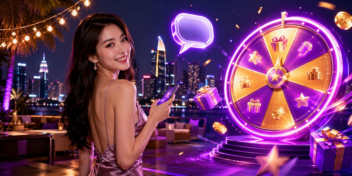 Không khí sôi động tại Hồ Chí Minh với trò chơi roulette neon về đêm